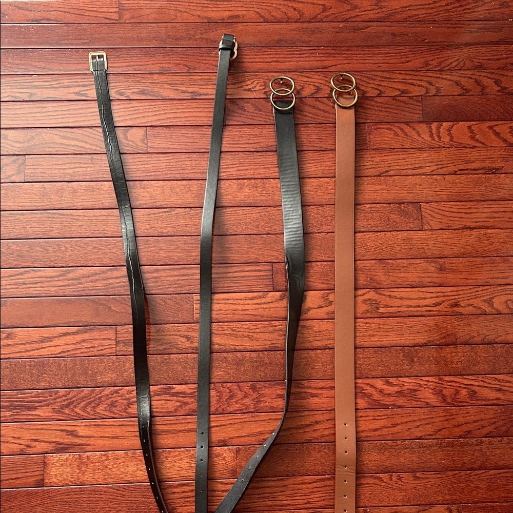 Black and Brown Leather Belts